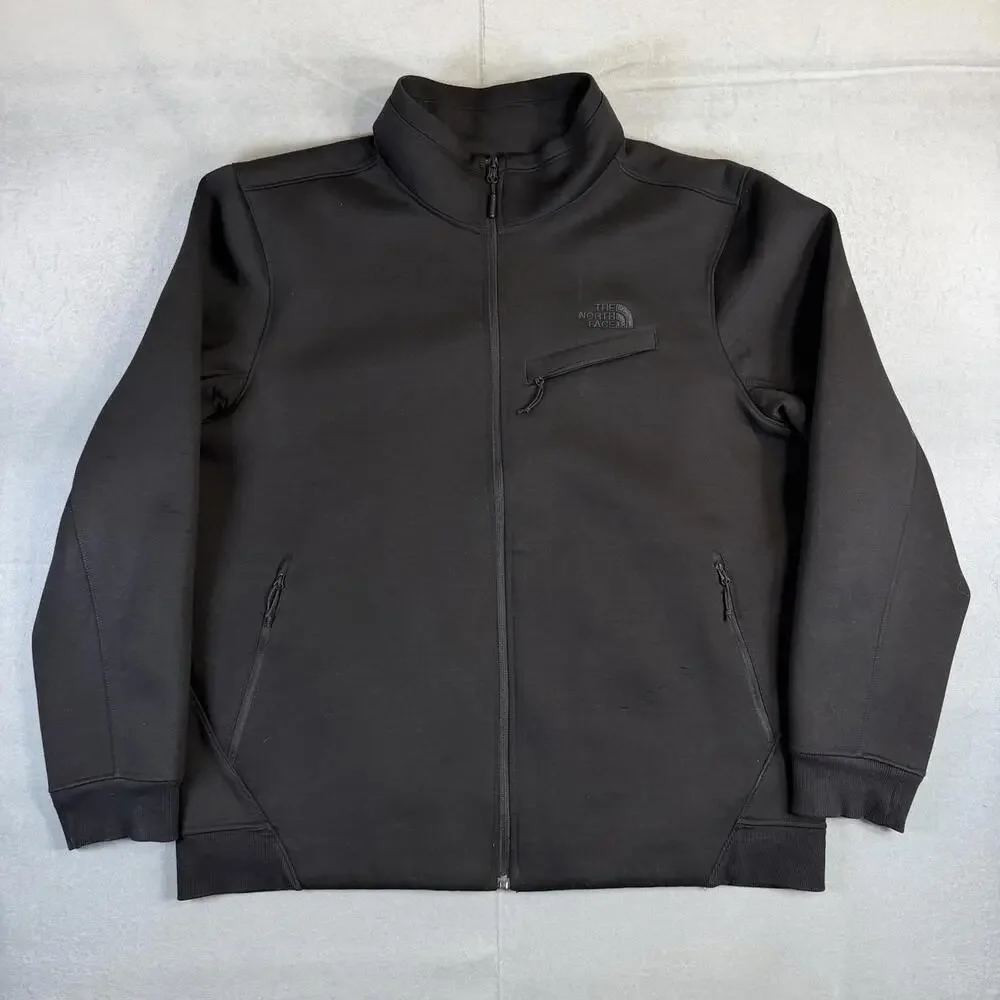 The North Face  Jacket Mens XXL Black Thermal 3D Jersey Knit Full Zip NF0A2TDD